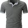 Customized polo T-shirt with personalized logo and colors to represent brand identity.