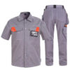 Customized worker uniform with personalized features such as logo, name, and design, tailored for professional teams.