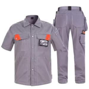 Customized worker uniform with personalized features such as logo, name, and design, tailored for professional teams.