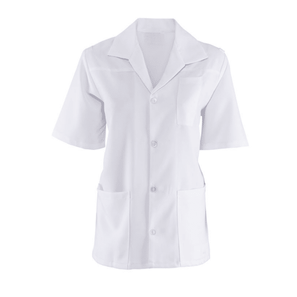 Customized nursing uniform with hospital logo and color options, designed for comfort and professionalism in healthcare settings.